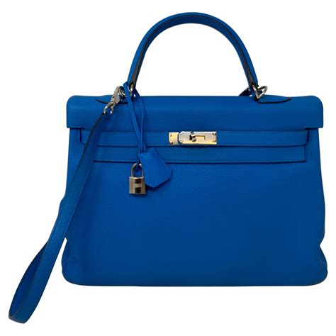 hermes kelly blue zanzibar